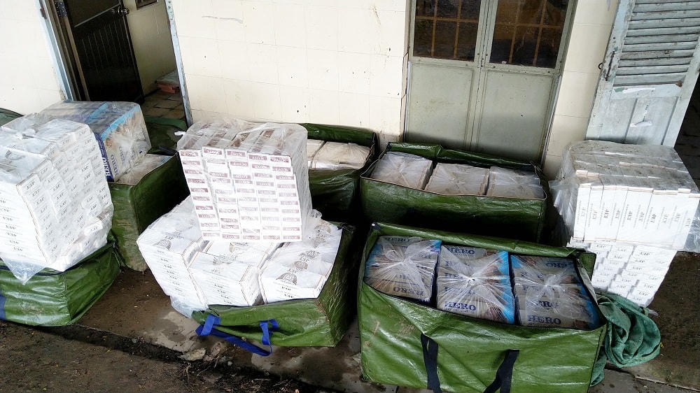23.400 gói thuốc lá lậu chủ yếu thuốc Hero và Jet.