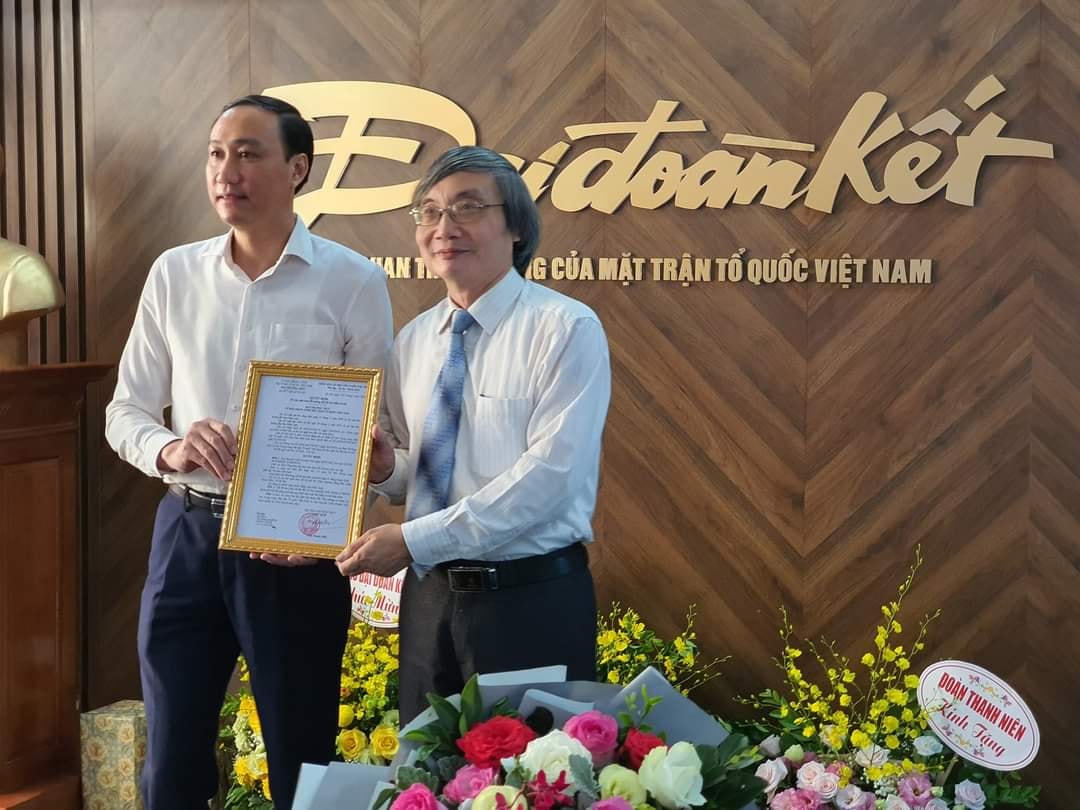 Công bố quyết định về công tác cán bộ tại báo Đại Đoàn Kết