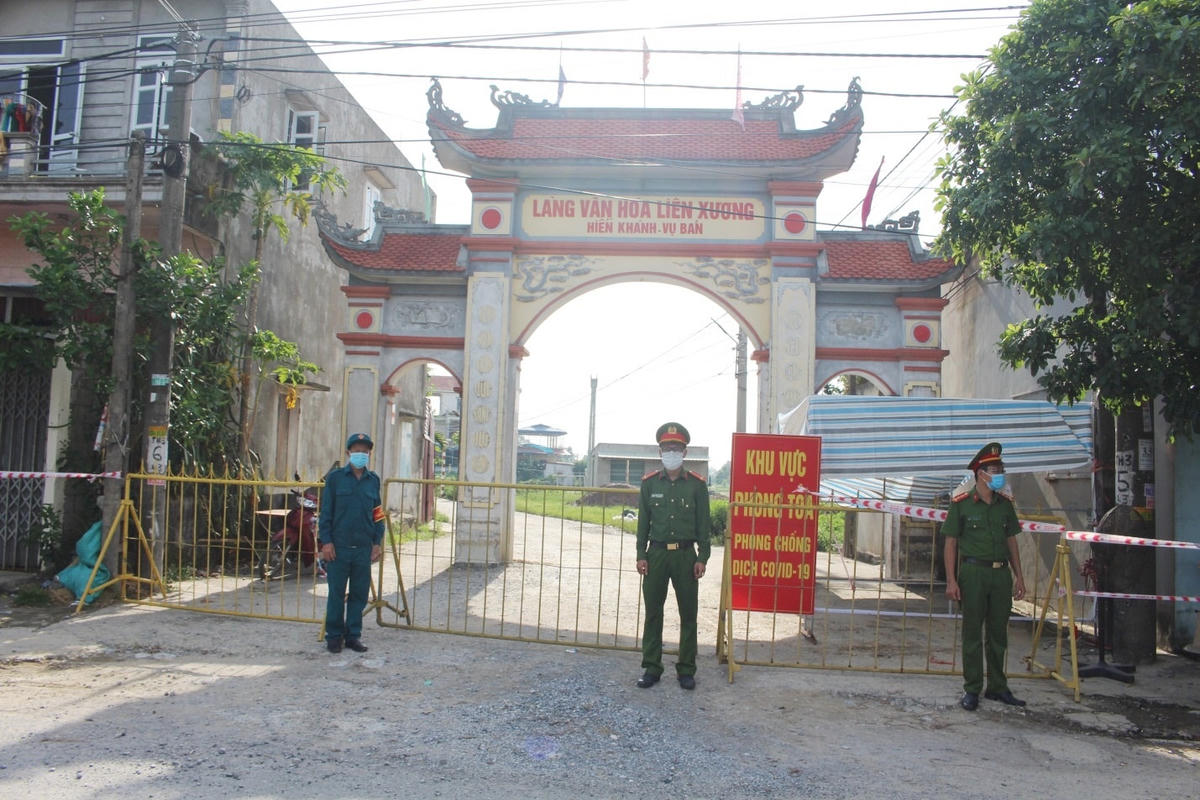 Thôn Liên Xương trong những ngày bị phong tỏa