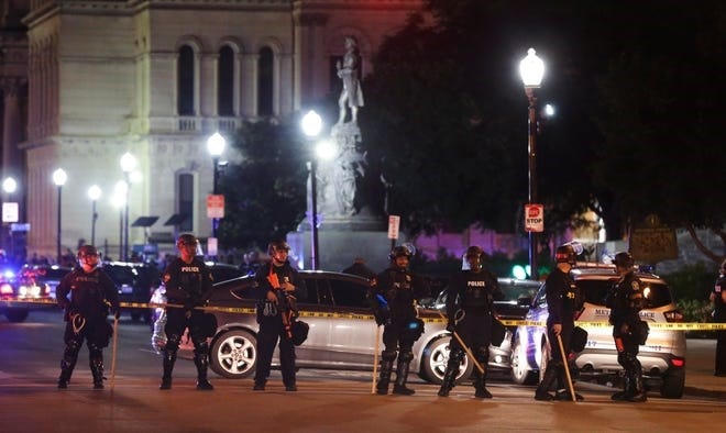 Hiện trường vụ nổ súng. (Nguồn: courier-journal.com).
