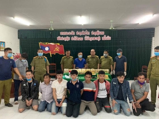 Các đối tượng bị lực lượng chức năng bắt giữ. Ảnh P.T..