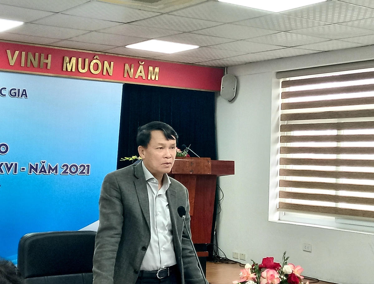 Ông Nguyễn Đức Lợi, Phó chủ tịch Thường trực Hội Nhà báo Việt Nam, Chủ tịch Hội đồng Sơ khảo Giải Báo chí quốc gia.