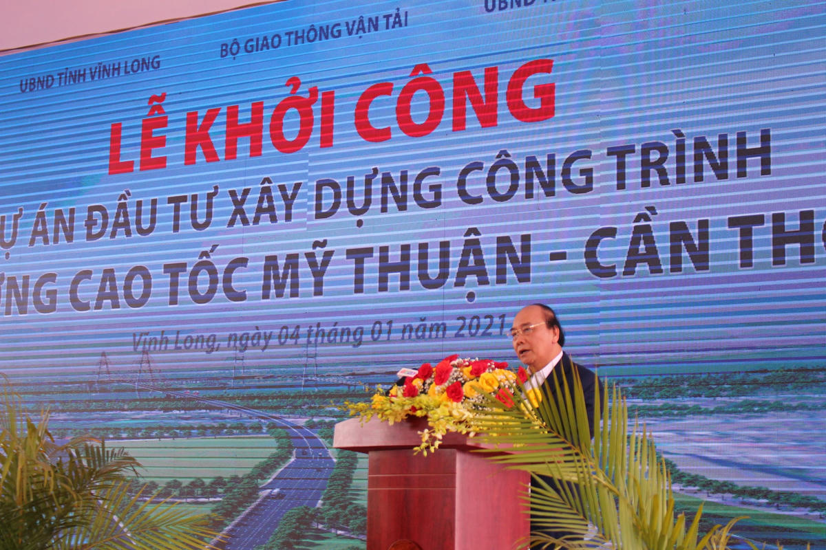 Khởi công cao tốc Mỹ Thuận - Cần Thơ