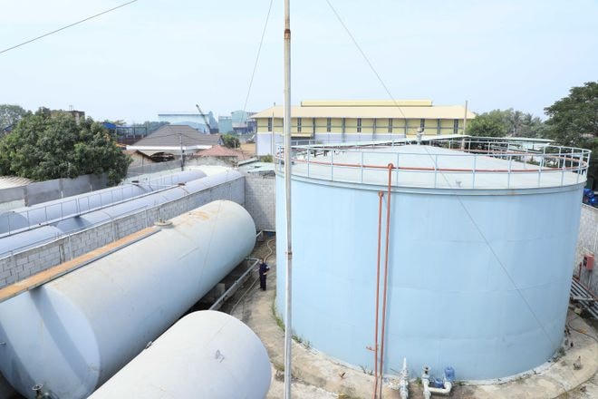 Khu vực bồn chứa của đường dây 