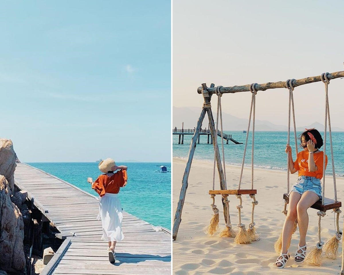 Ảnh 5: Biển xanh, cát trắng, cảnh quan ngoạn mục, Quy Nhơn không hề thua kém các thiên đường biển nổi tiếng trên thế giới (Ảnh: @zinnie.nguyen)