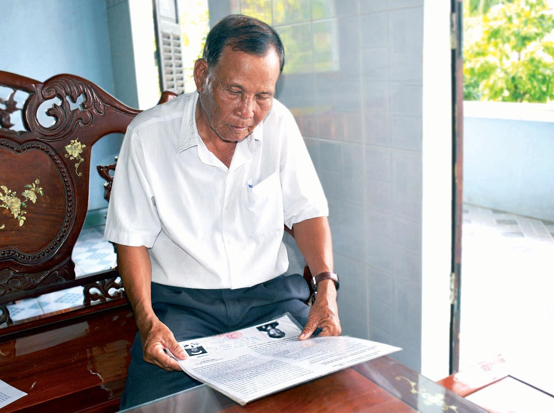 Đại tá Mai Văn Lai nhớ về những kỷ niệm ở chiến trường.