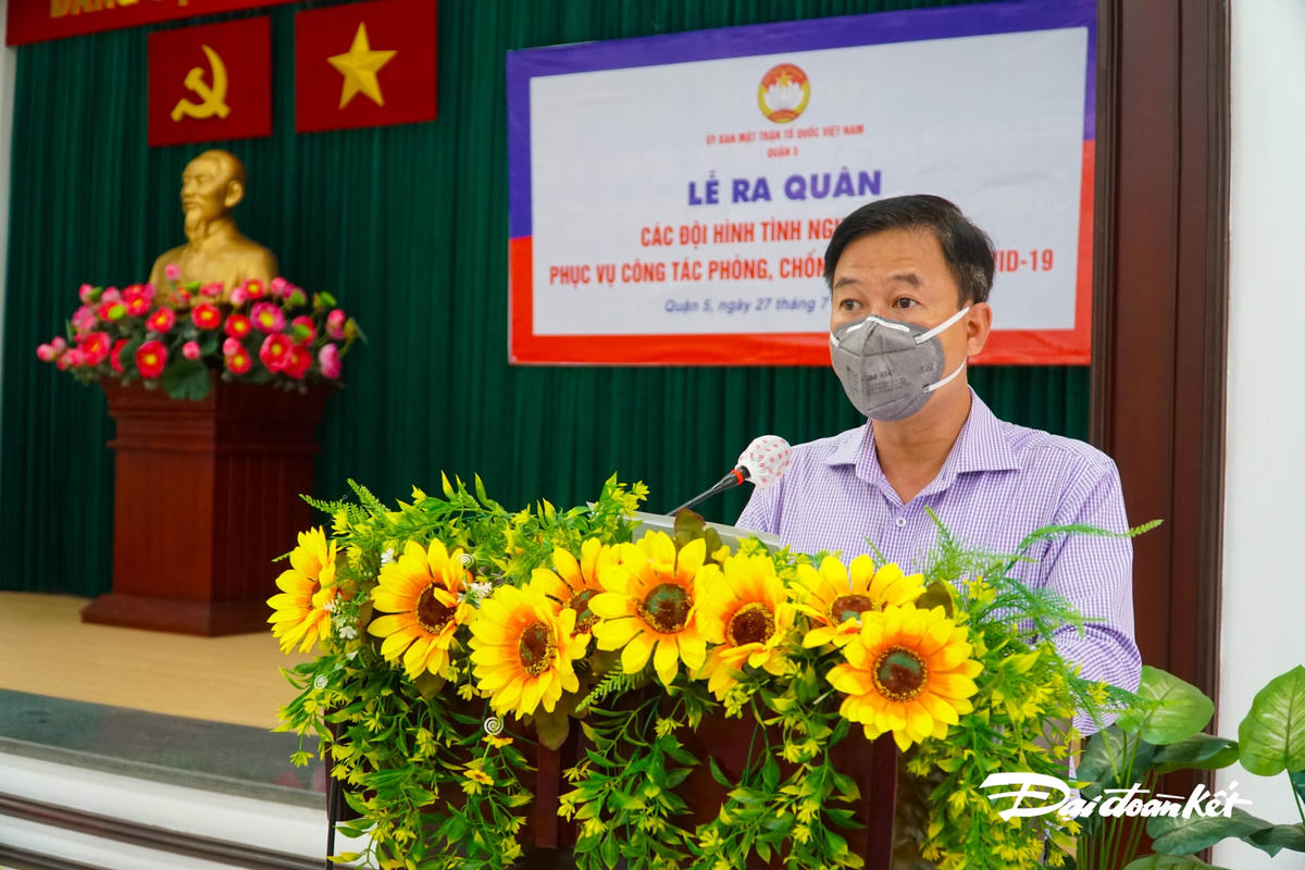 Ông Lê Tấn Tài – Chủ tịch Ủy ban MTTQ Quận 5