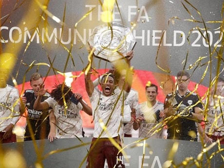 Arsenal lần thứ 16 giành Siêu cúp Anh. (Nguồn: Getty Images).