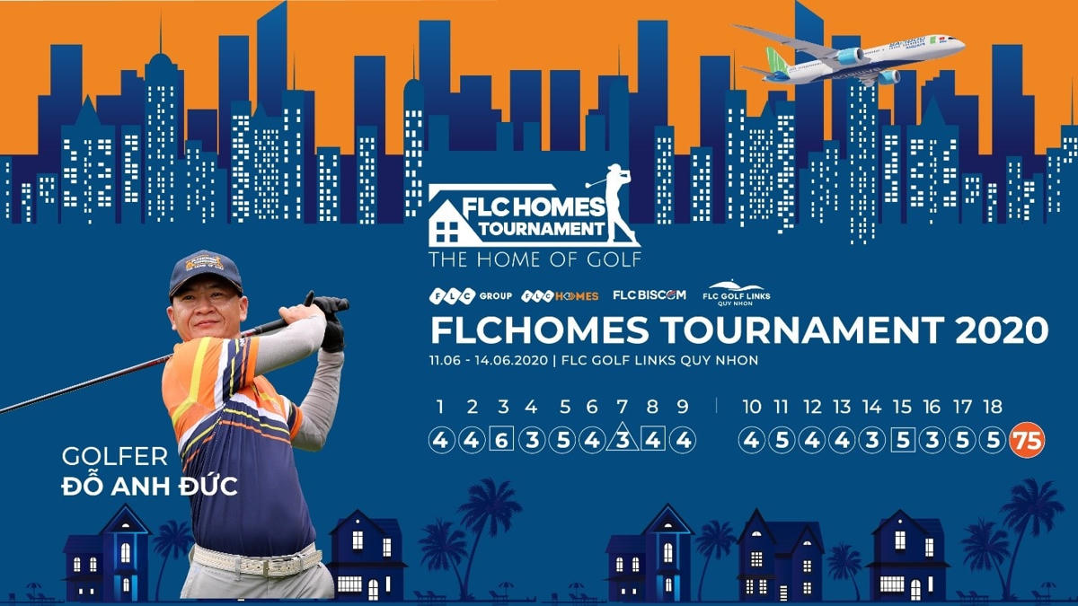 Ảnh 1: Nhà vô địch FLCHomes Tournament 2020 – Golfer Đỗ Anh Đức