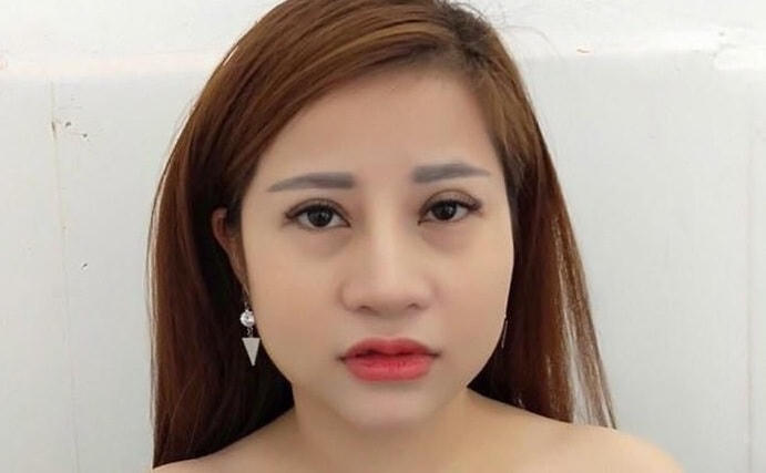 Đối tượng Quách Thị Thắm bị bắt giữ sau 2 tháng trốn truy nã. Ảnh: Công an Hải Phòng