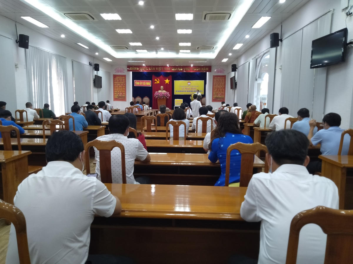 Toàn cảnh buổi lễ phát động.
