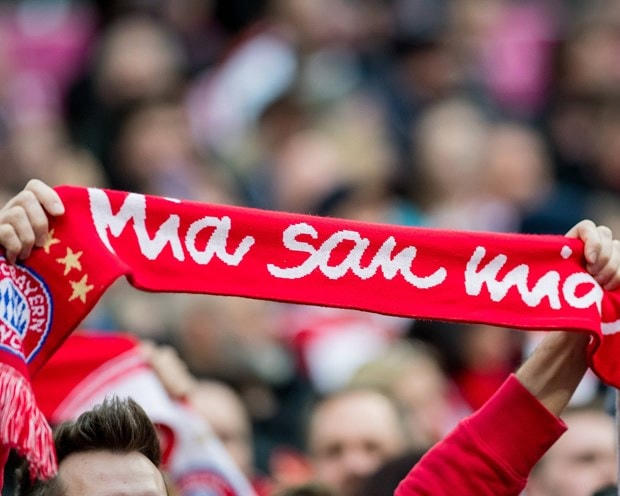 Khẩu ngữ kiêu hãnh và đầy tự tin "Mia san mia" của FC Bayern (Nguồn: Bundesliga.com).
