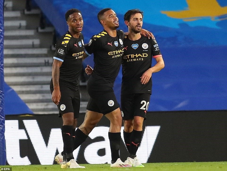 Man City thắng trận thứ 3 với tỷ số 5-0 kể từ sau dịch Covid-19.