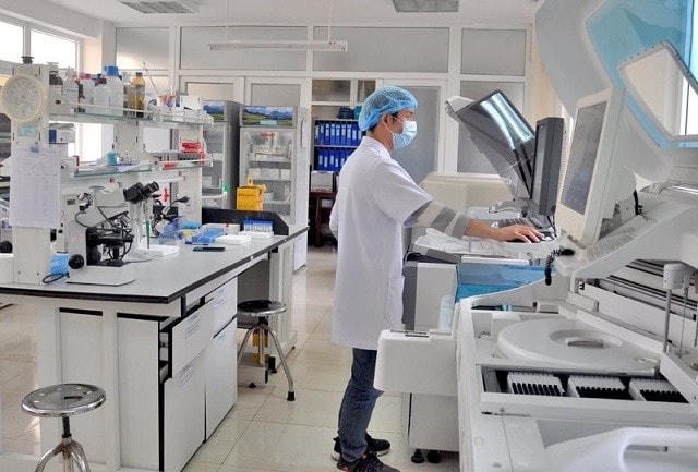 Xét nghiệm Covid-19. Ảnh minh họa.