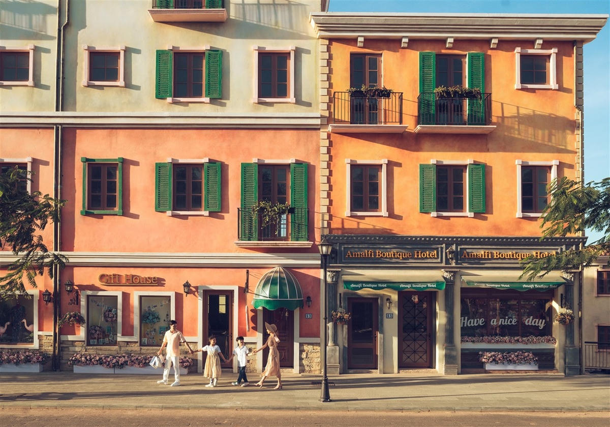 Tổ hợp shophouse Sun Premier Village Primavera của tập đoàn Sun Group - nơi diễn ra Fashipn Voyage 3 