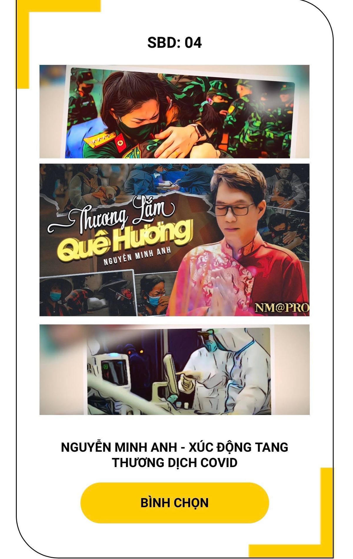 Tiết mục "Xúc động tang thương Covid" - Nguyễn Minh Anh.
