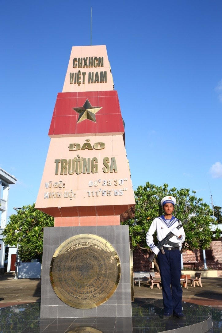 Trên đảo Trường Sa.