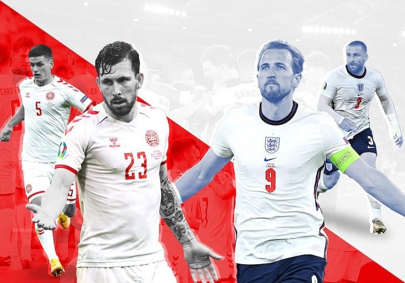 Anh và Đan Mạch đã sẵn sàng đến sân Wembley