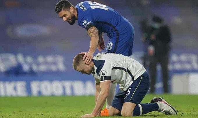 Cả Chelsea lẫn Tottenham đều không thể tận dụng những cơ hội ghi bàn. Ảnh: Guardian.