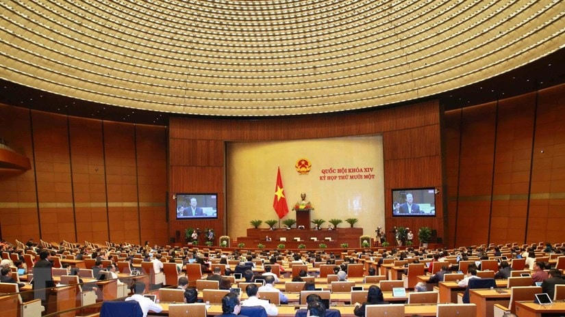 Quang cảnh phiên họp của Quốc hội. (Ảnh: Phương Hoa/TTXVN).