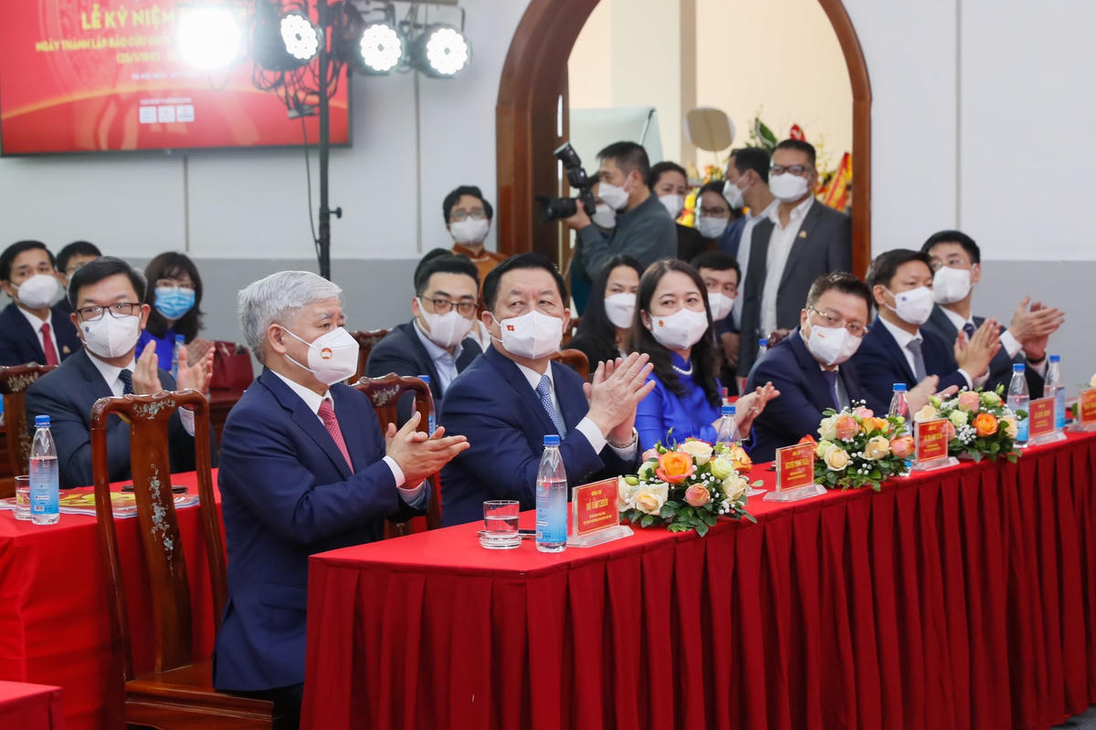 Những hình ảnh xúc động tại Lễ kỷ niệm 80 năm ngày thành lập Báo Cứu Quốc - Giải Phóng - Đại Đoàn Kết