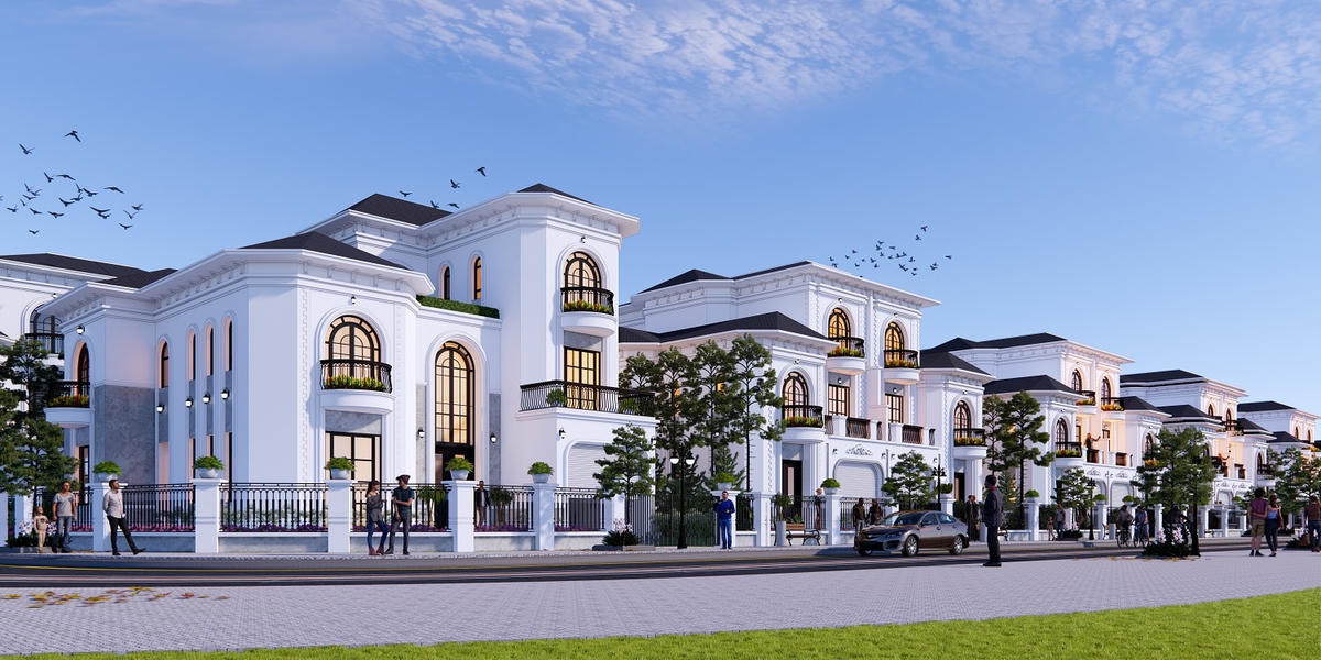 Phối cảnh villa tại FLC Gia Lai.