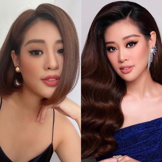Hoa hậu Khánh Vân trẻ trung với mái tóc ngắn. Cô hỏi ý cộng đồng mạng: “Tóc ngắn hay tóc dài nào cả nhà?”.