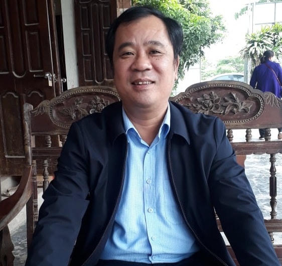 Ông Hồ Tuấn Anh, Hiệu trưởng Trường THCS Quỳnh Phương.