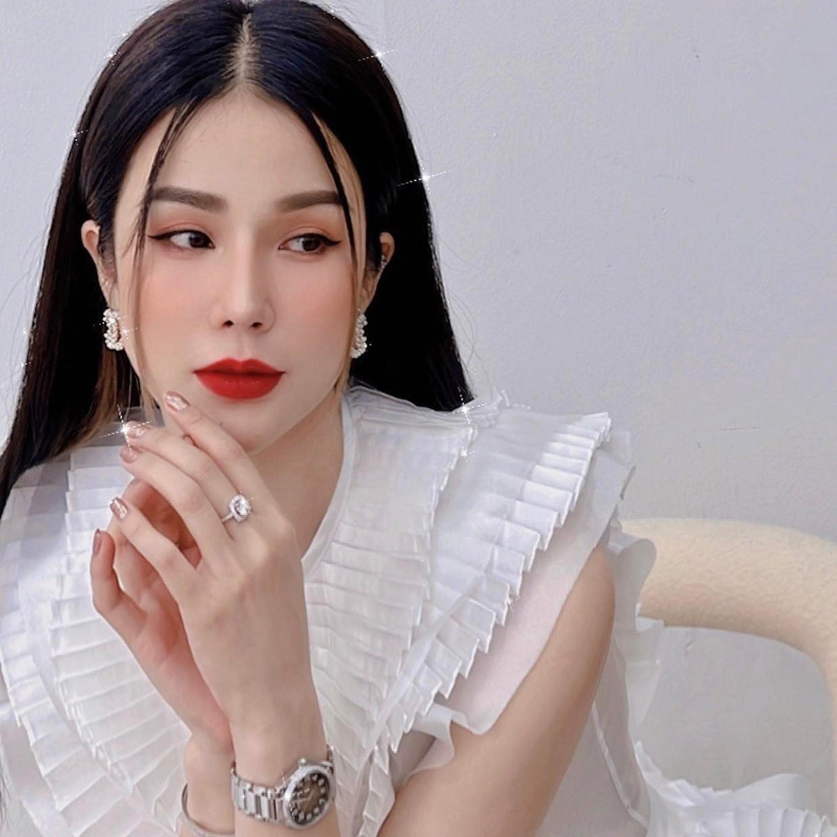 Diệp Lâm Anh kết hôn năm 2018. 