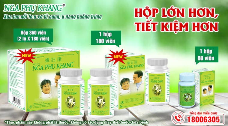 Sản phẩm Nga Phụ Khang.