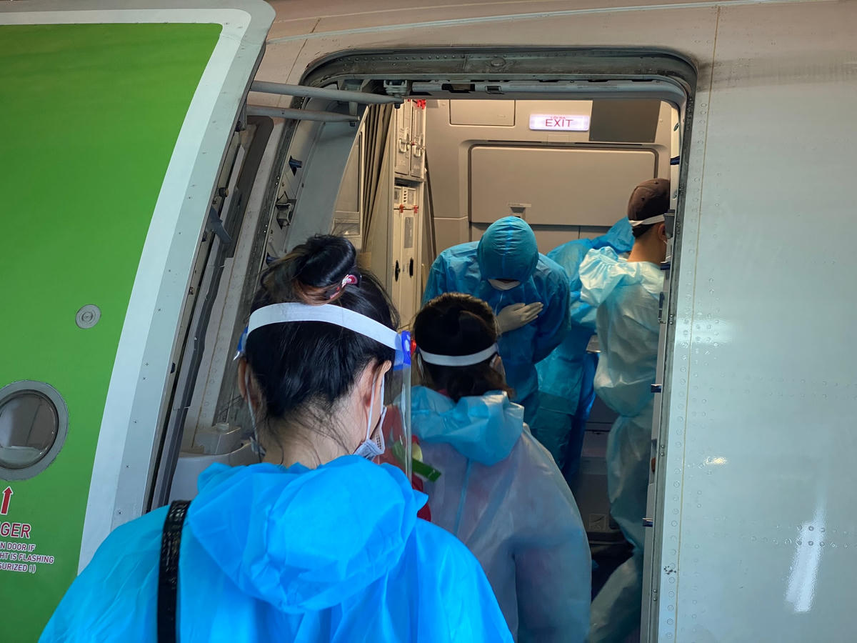 Bamboo Airways bay miễn phí chở gần 200 công dân Thanh Hoá từ TP HCM hồi hương
