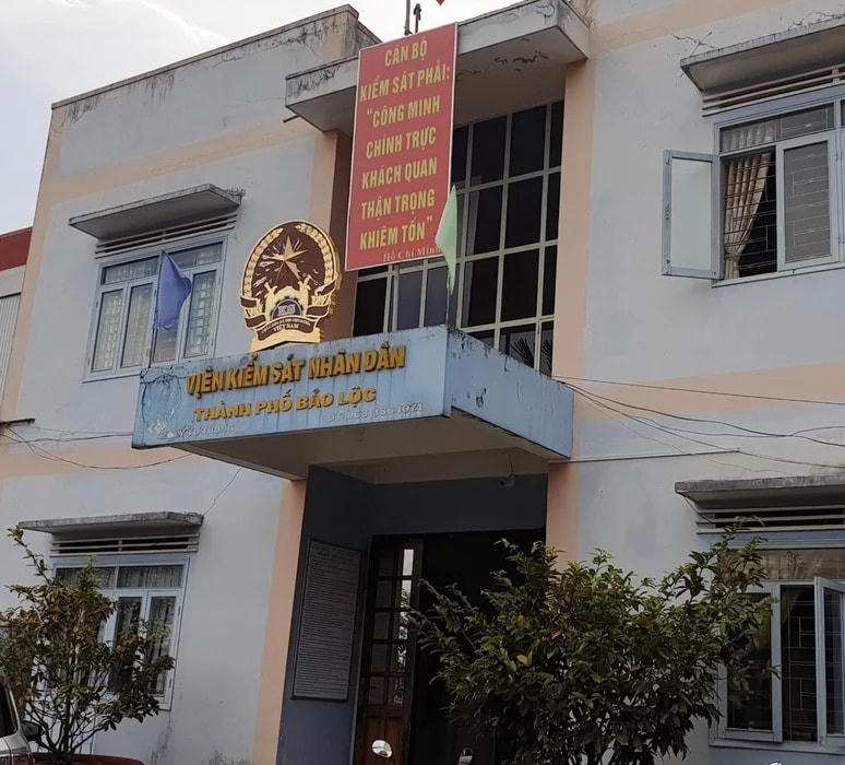 Trụ sở Viện kiểm sát nhân dân TP Bảo Lộc.