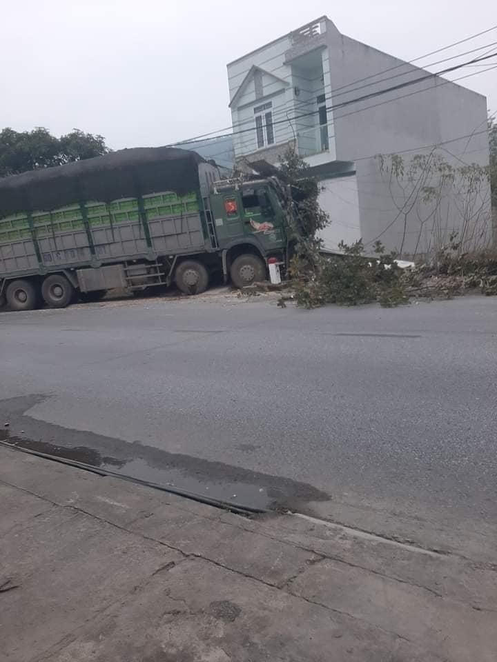Hiện trường vụ tai nạn.