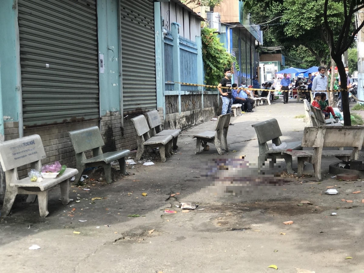 Hiện trường vụ việc.