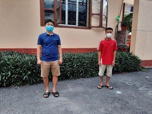 Đối tượng Nam và Tuấn tại cơ quan Công an TP Chí Linh.