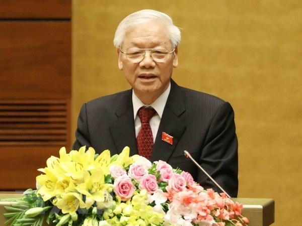 Tổng Bí thư Nguyễn Phú Trọng. (Ảnh: Phương Hoa/TTXVN).