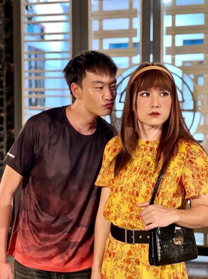 Tạo hình của Mạnh Quân khiến khán giả thích thú.