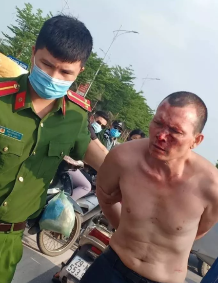 Đối tượng Đặng Phạm Sáu bị bắt giữ.