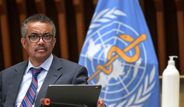 Tổng giám đốc WHO Tedros Adhanom Ghebreyesus (Ảnh: AFP).