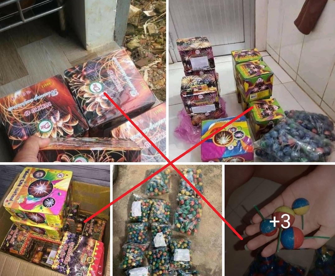 Các trang mạng xã hội công khai bán các loại pháo nổ nhập lậu.