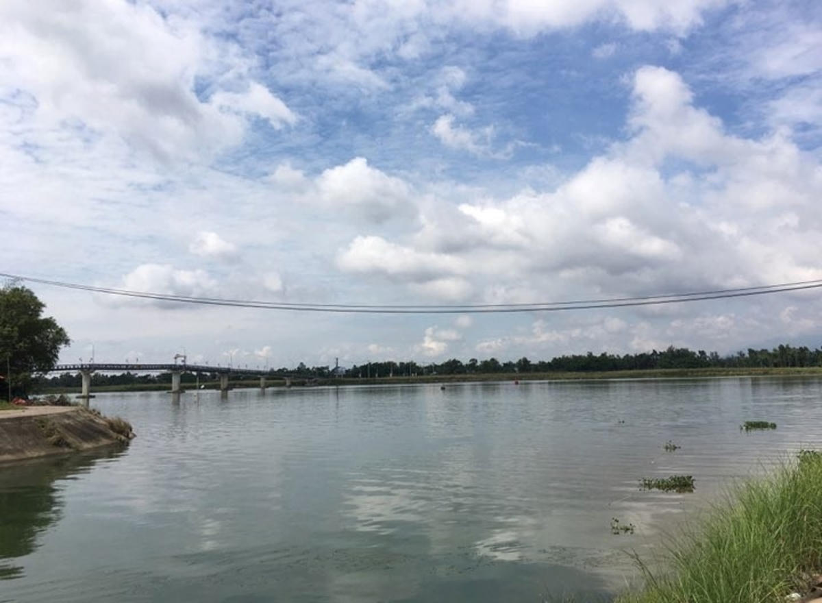 Một đoạn sông Thu Bồn.