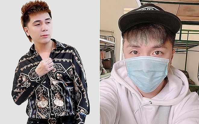 Minh Vương đăng ảnh tại khu cách ly tập trung. Ảnh: FBNV.