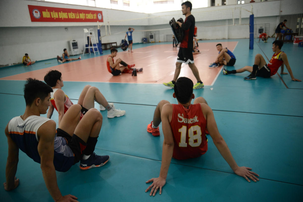 Một ngày luyện tập của tuyển bóng chuyền trước thềm SEA Games 31