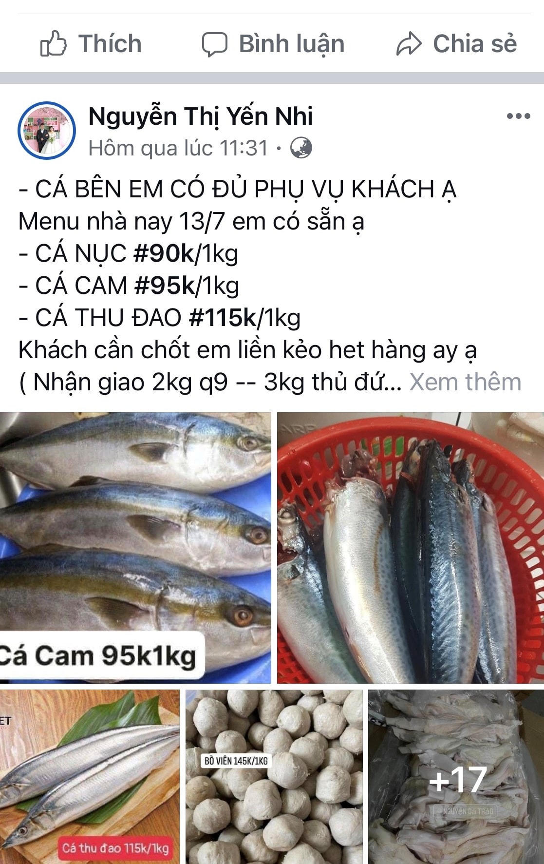 Nhiều group mua bán thực phẩm ở chung cư, dân cư nổ rộ.