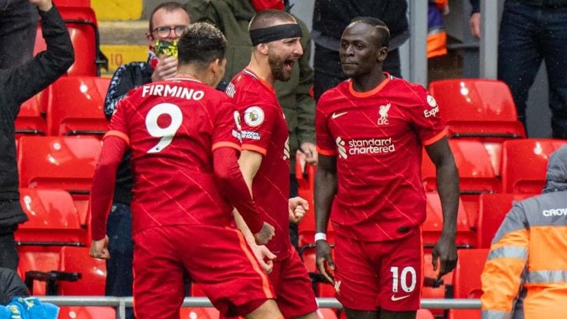 Mane (số 10) tỏa sáng giúp Liverpool giành chiến thắng. (Nguồn: Getty Images).