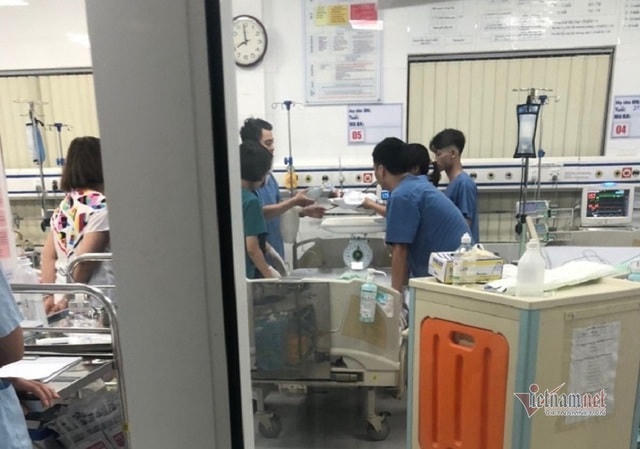 Bình An tại Khoa Sơ Sinh, Bệnh viện Đa khoa Xanh Pôn chiều 11/9