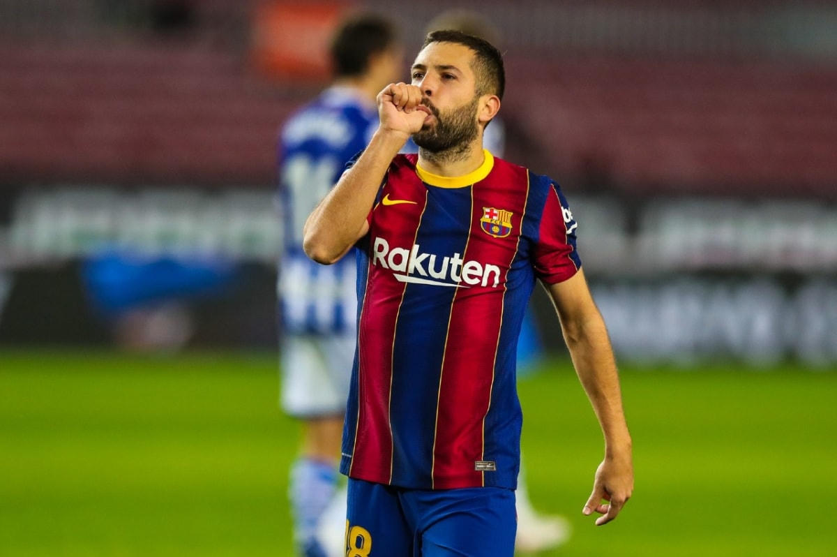 Hậu vệ trái: Jordi Alba.