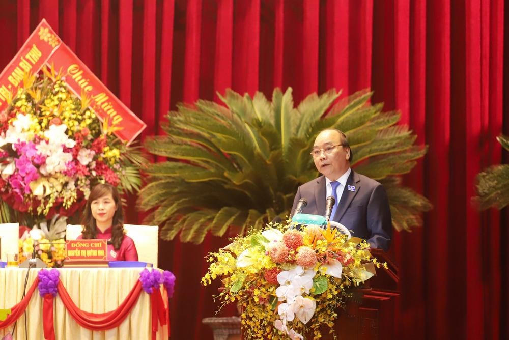 Thủ tướng Nguyễn Xuân Phúc phát biểu chỉ đạo tại Đại hội.