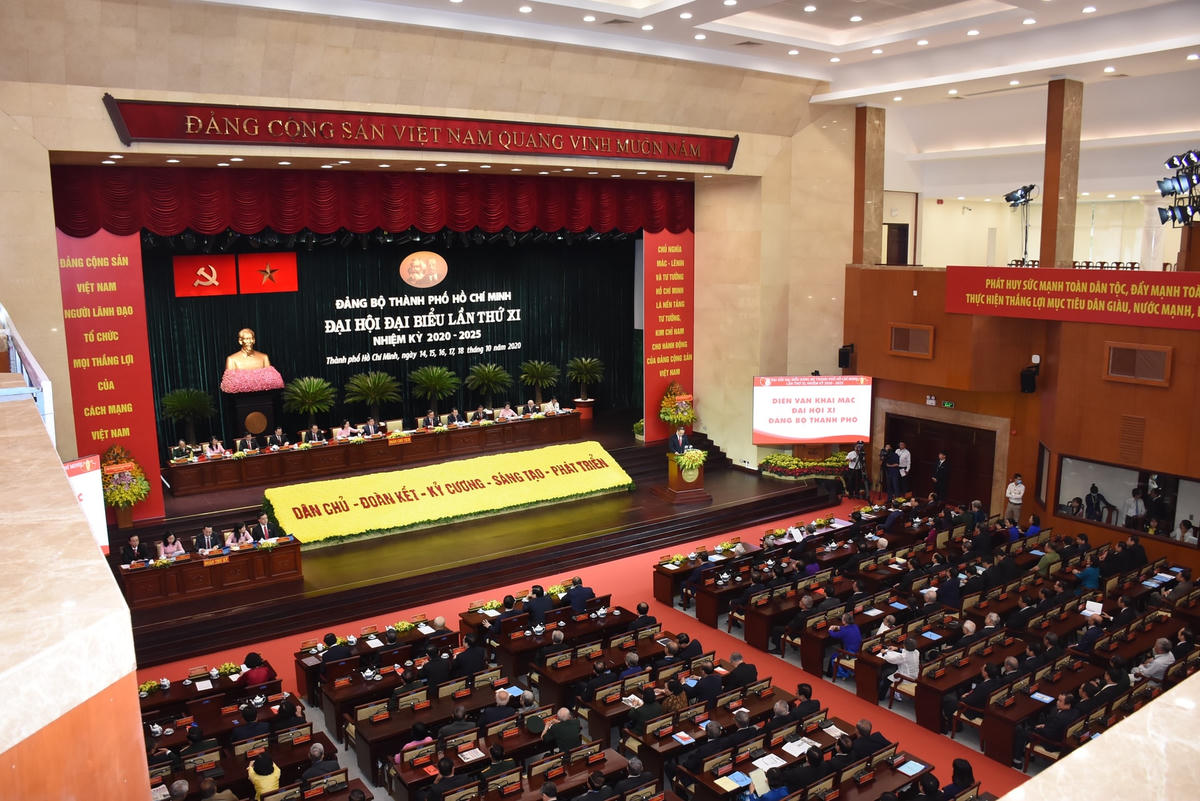 Khai mạc Đại hội đại biểu Đảng bộ TP HCM lần thứ XI