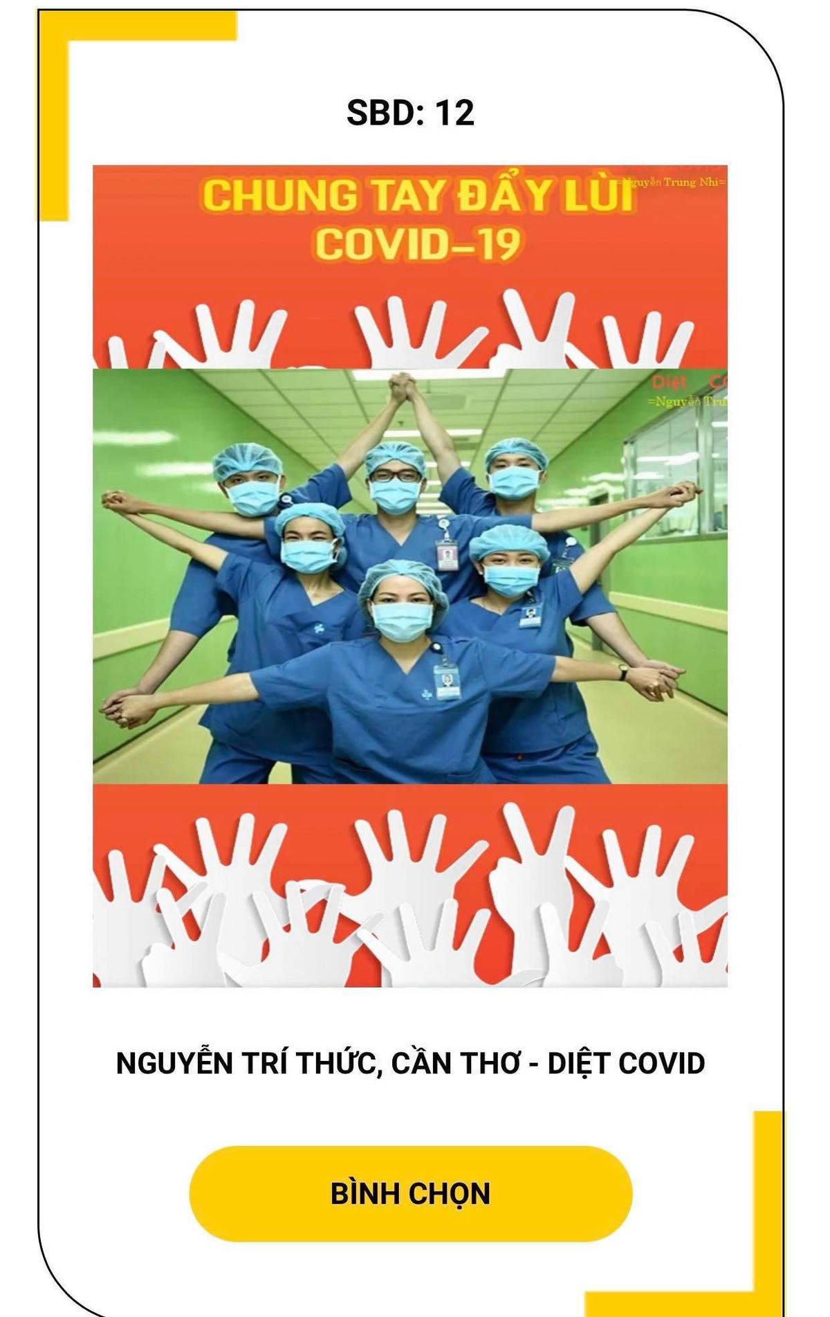 Tiết mục "Diệt Covid" - Nguyễn Tri Thức (Cần Thơ).
